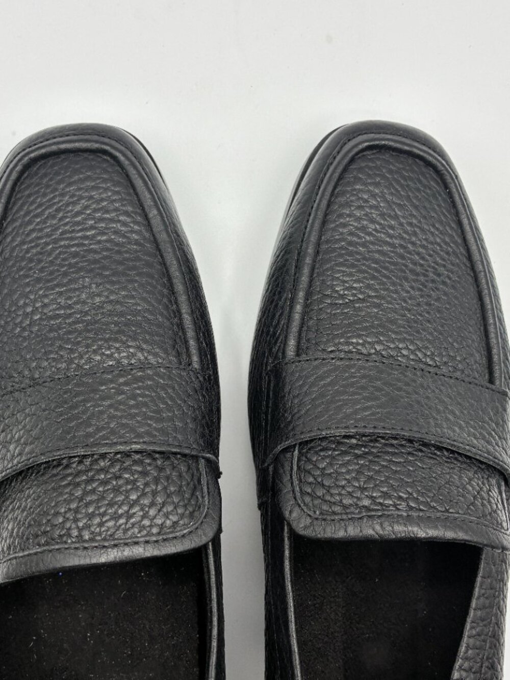 Vionic Shoes Black Pebbled Leather Sellah Loafers Slip On Flats - Picture 3 of 15